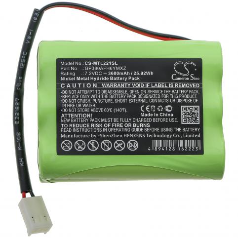 Battery  megalite gp380afh6ymxz