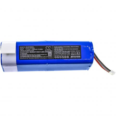Bateria  ecovacs s10-li-144-5200 deebot t8