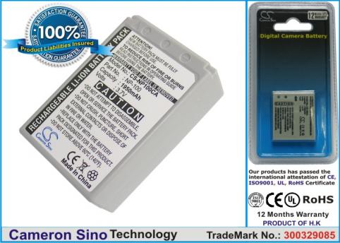 Battery  casio np 100l