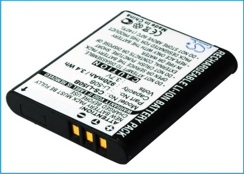 Battery for olympus d-750