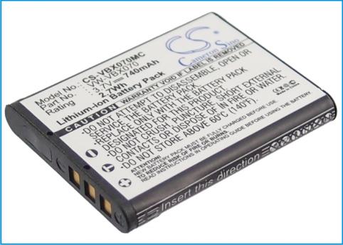 Batterij  panasonic vw vbx070