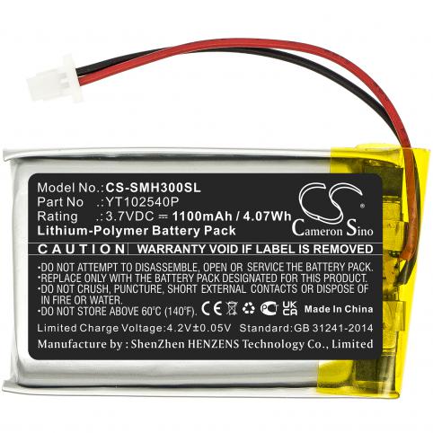 Battery for wireless headphones sena 30k