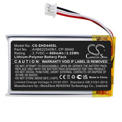 Battery  sennheiser ahb622540n1