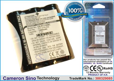 Batterij barcodescanner intermec rt1100