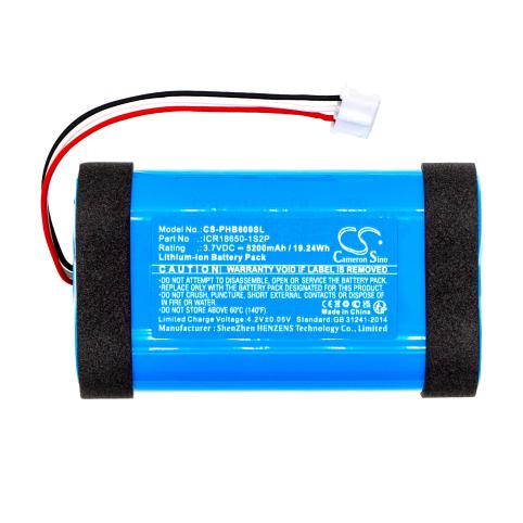 Icr18650-1s2p bt6000 