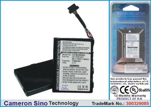 Batterie  typhoon myguide bp l1200 11 b0001
