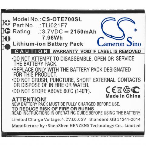 Batterie  alcatel tli021f7