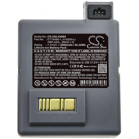 Batterij draagbare printer zebra rp4