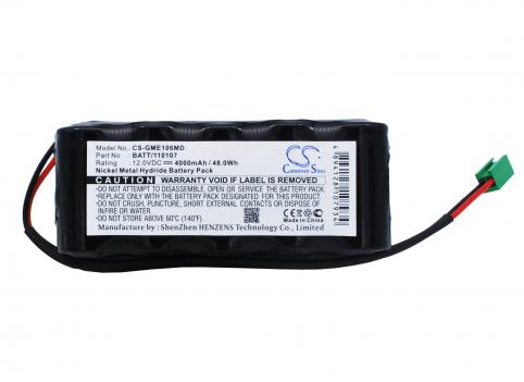 Bateria medico ge eagle monitor 1006