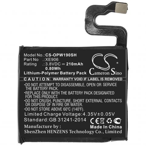 Battery for watch oppo 41mm