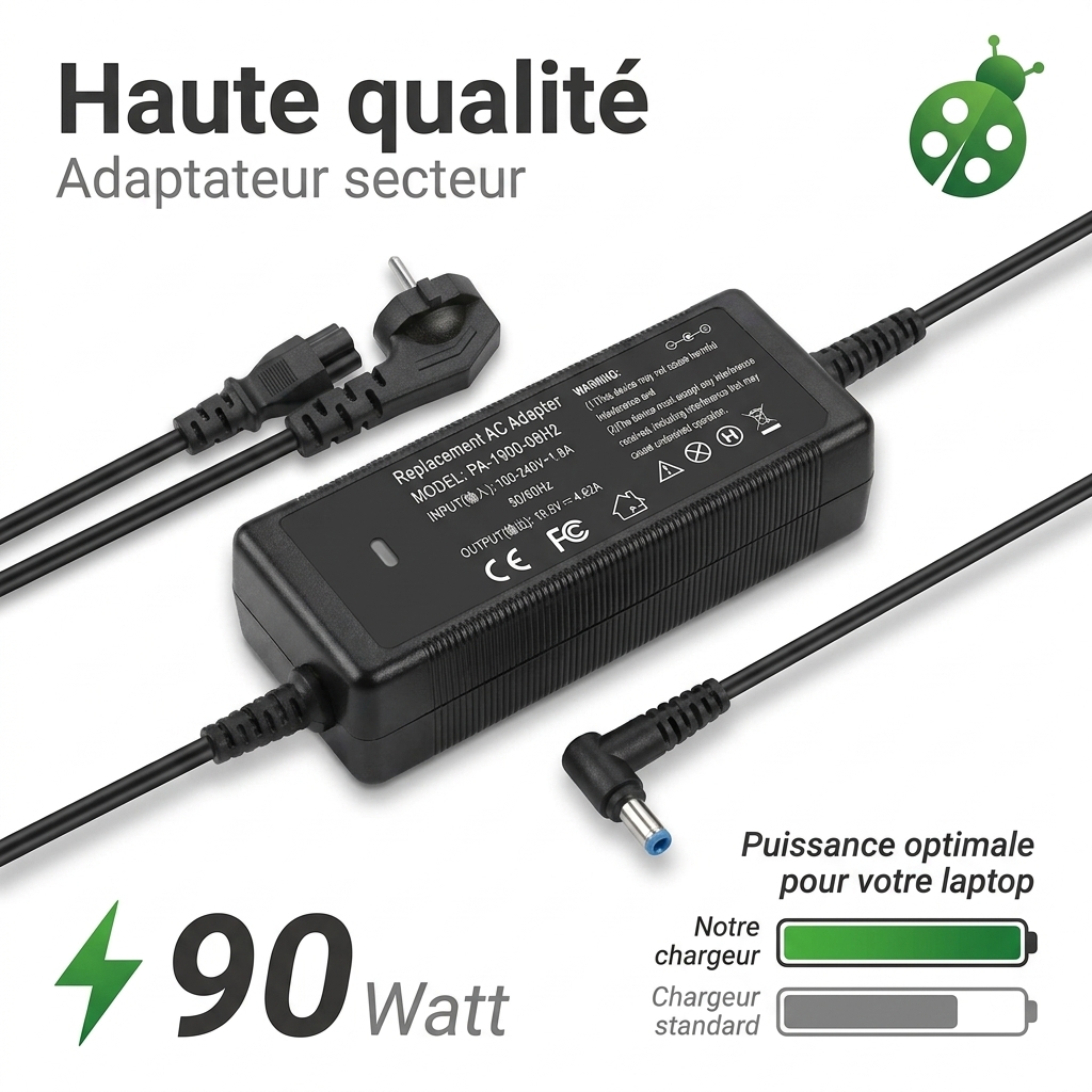 Caricabatterie computer portatile hp  notebook 17 cp0253nf