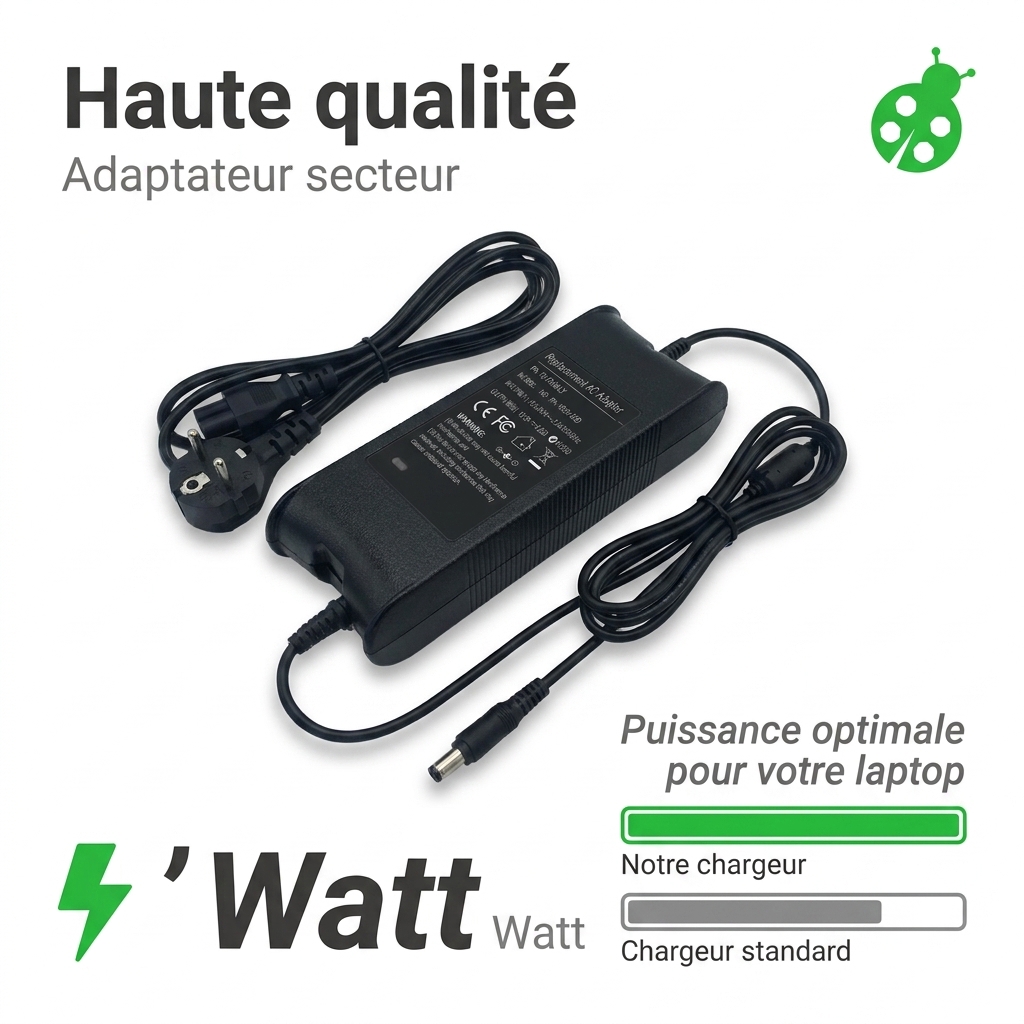 Chargeur ordinateur portable dell latitude 5310 p97g002