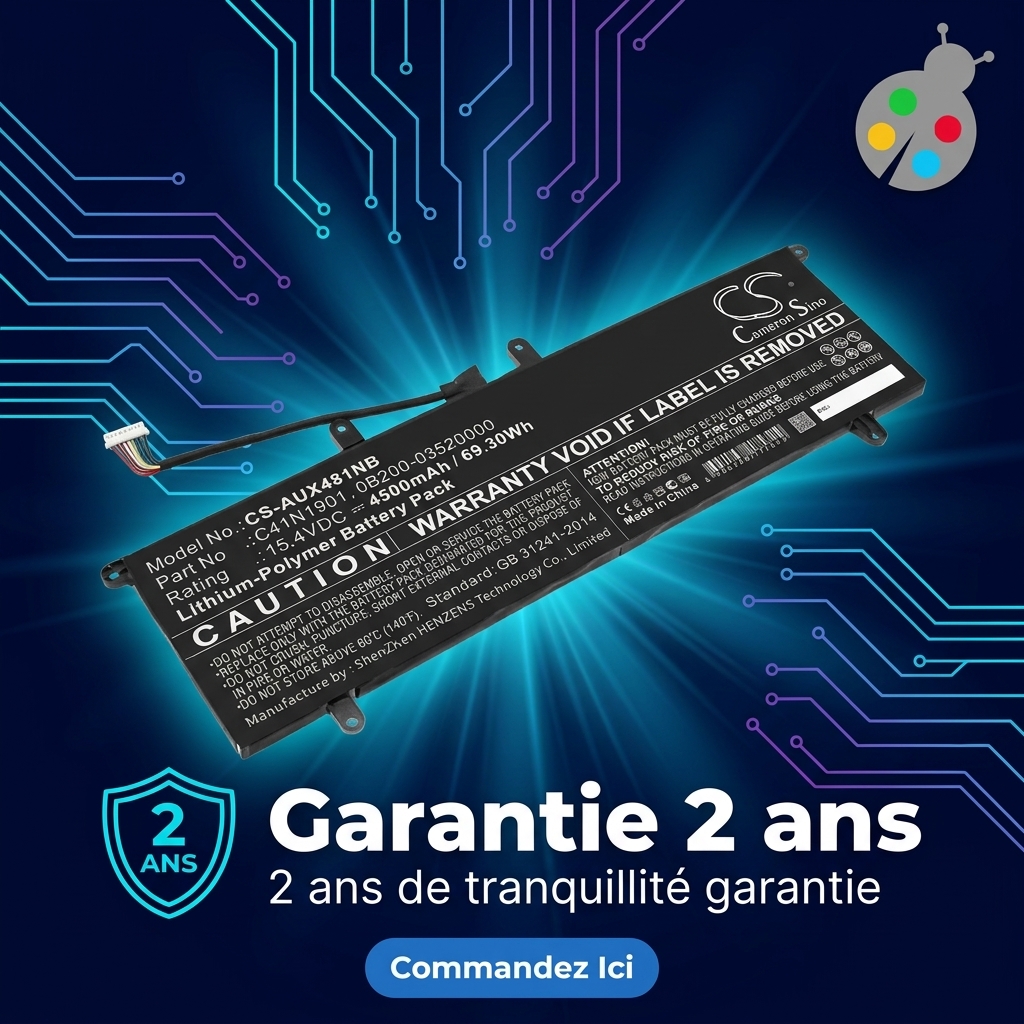 Batteria computer portatile asus zenbook ux481fa