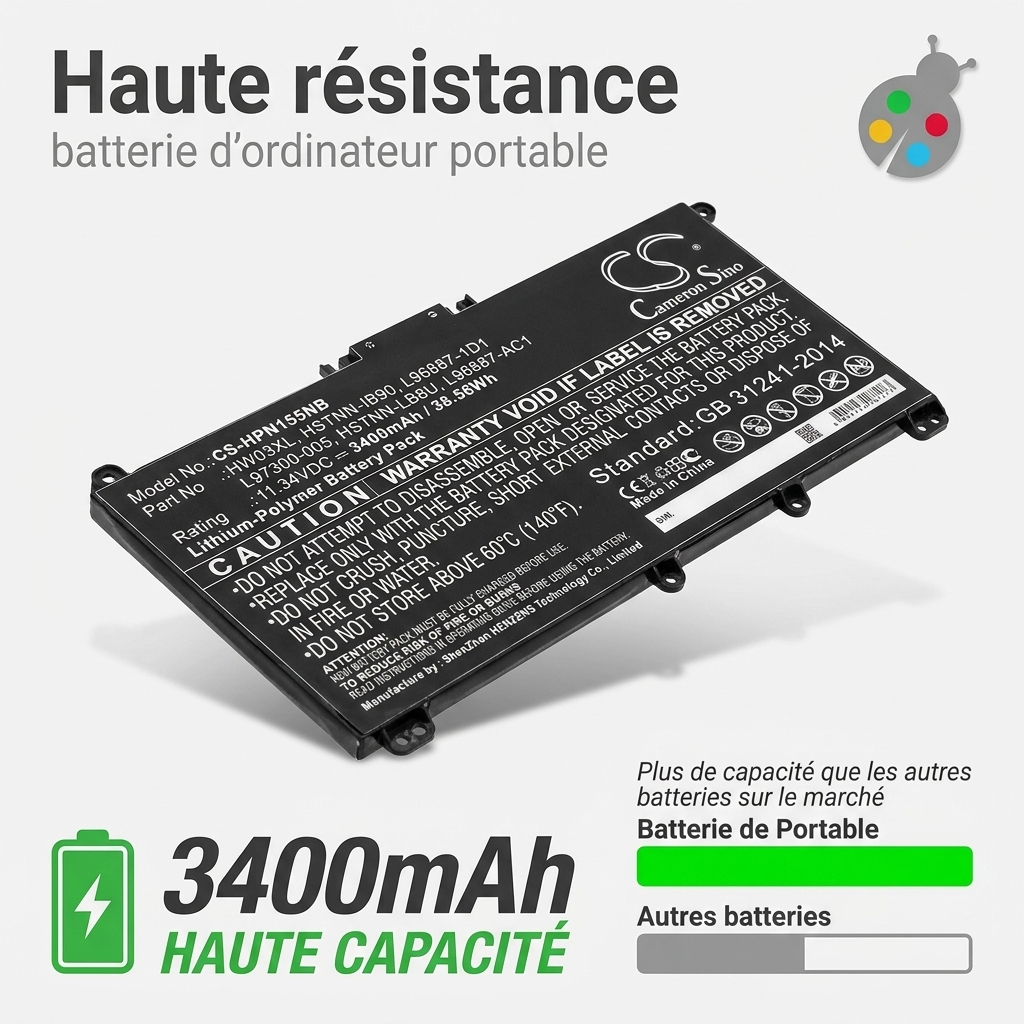 Batteria computer portatile hp pavilion 17 cn