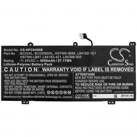 Batterie  hp bc03xl