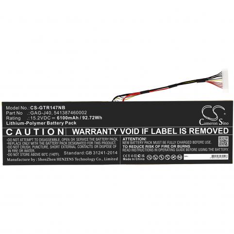 Batterie gigabyte aorus 17g xb