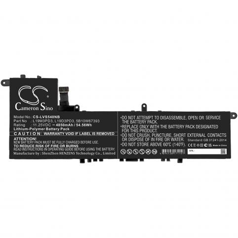 Batterie  lenovo 5b10w67393