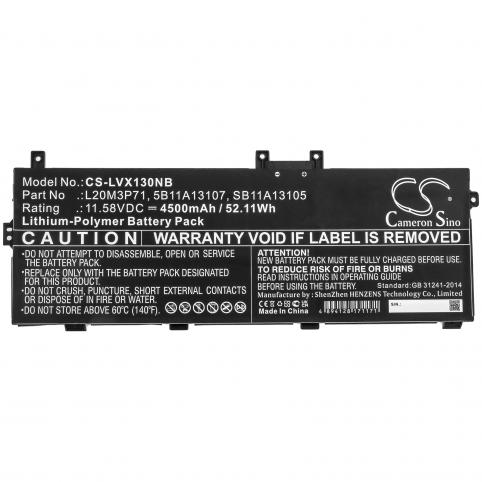 Batteria per computer portatile lenovo thinkpad x13 yoga g2 20w80014ge