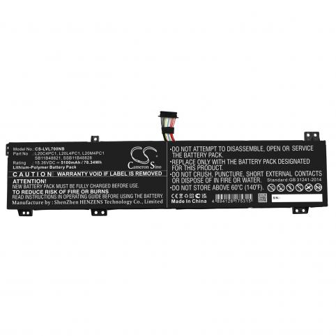 Batteria per computer portatile lenovo legion 5 pro 82jd000erk