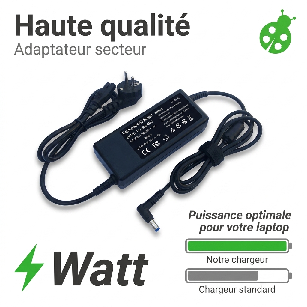 Ladegerate laptop hp  pavilion 15 bw0xx i3