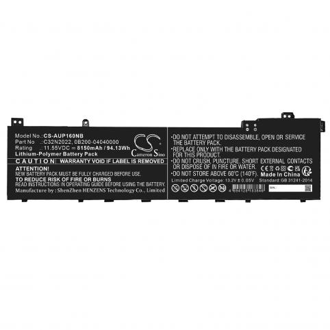 Batteria per asus vivobook pro 16x oled m7600qe l2014r