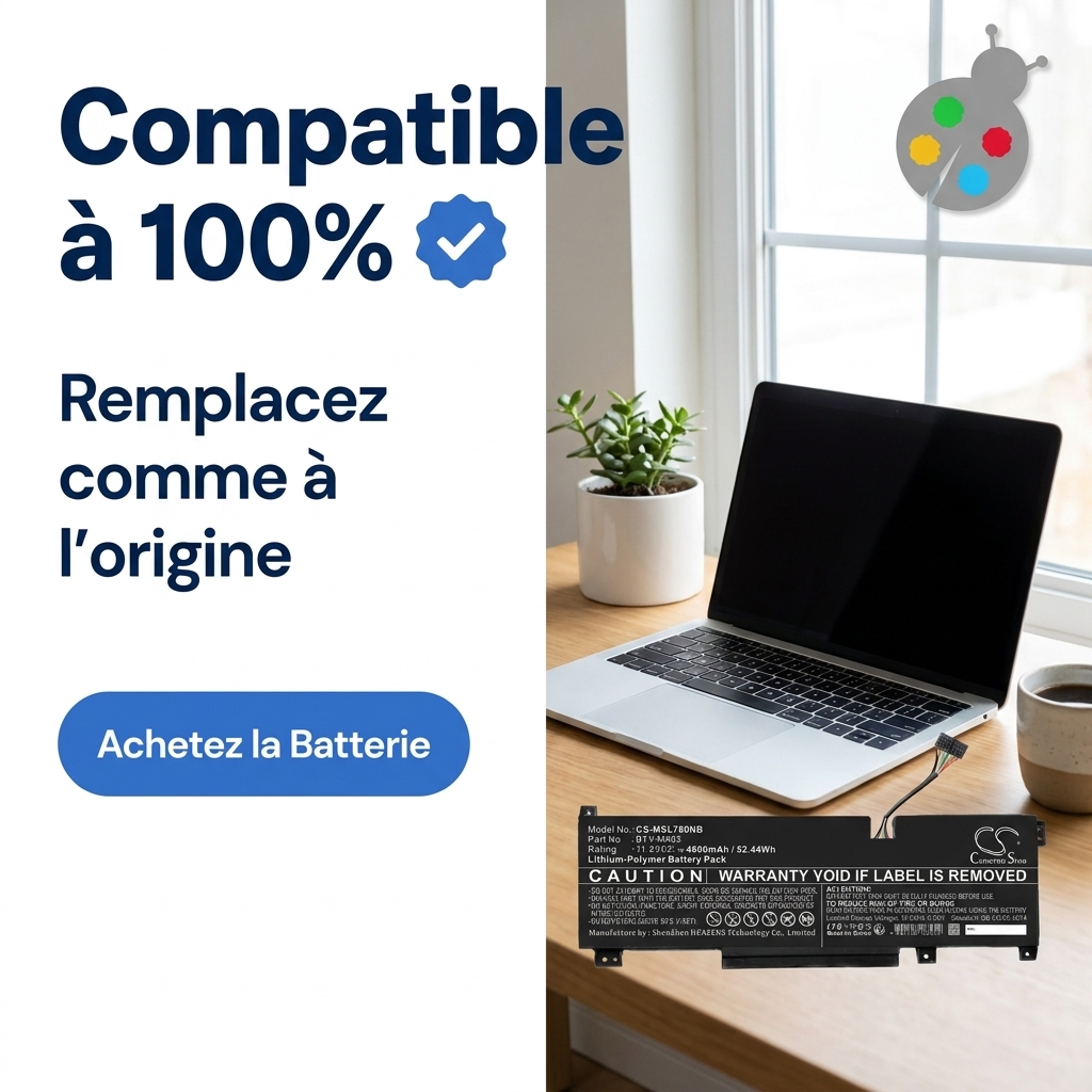 Batterij laptop msi pulse gl66