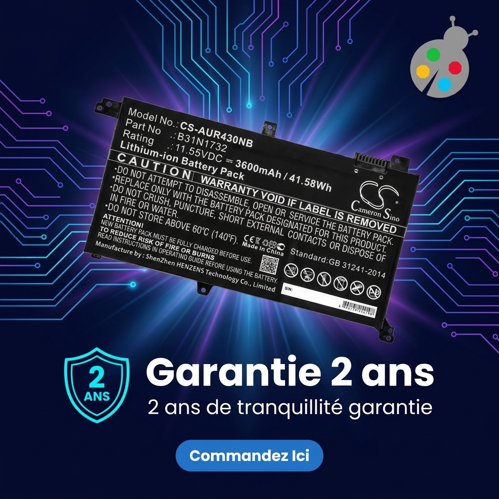 Batteria computer portatile asus f571gd