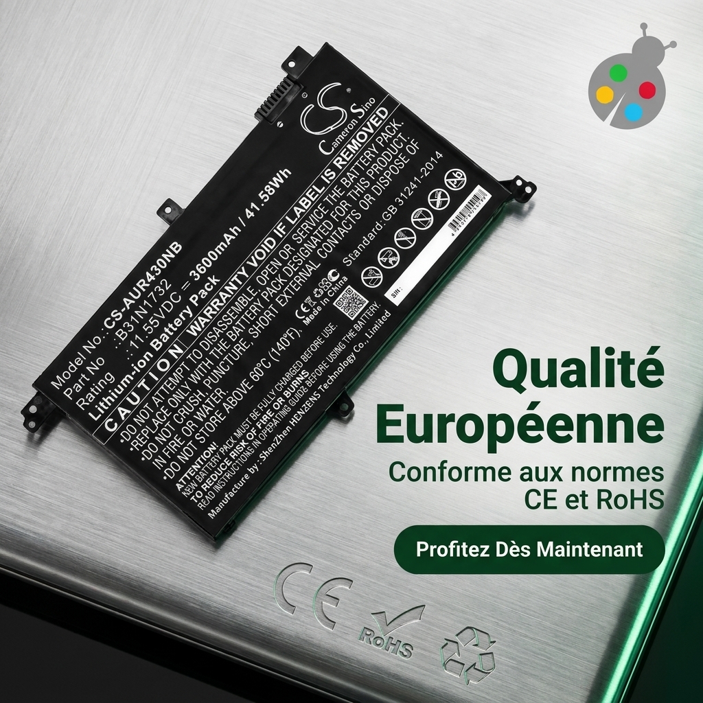 Batteria computer portatile asus f571gd