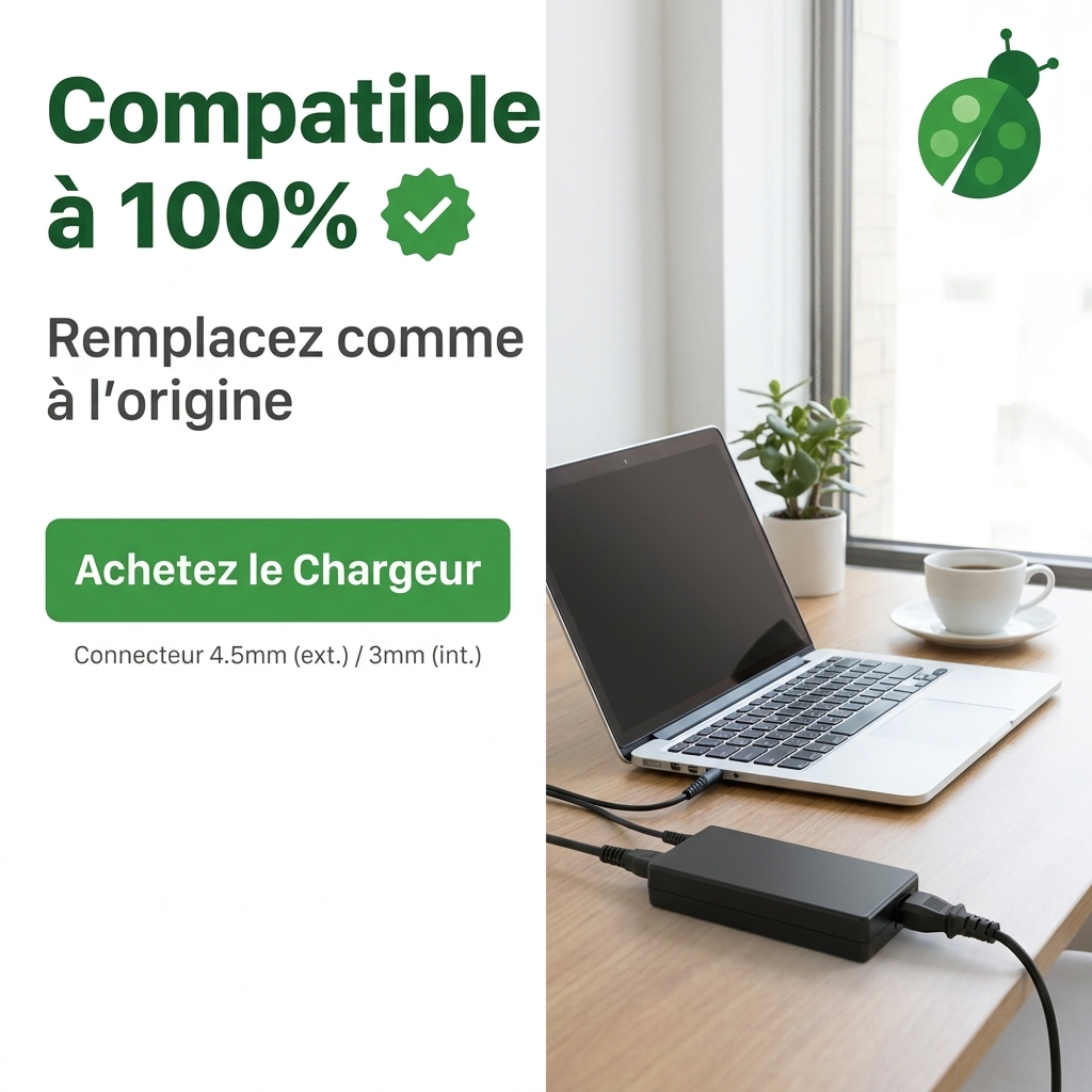 Chargeur ordinateur portable hp  notebook 15s