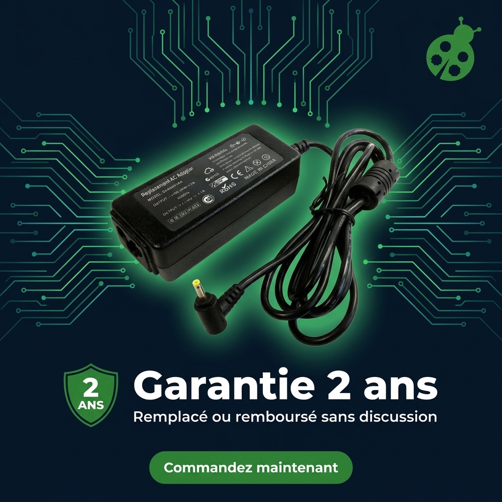 Chargeur ordinateur portable asus eee pc 1015cx