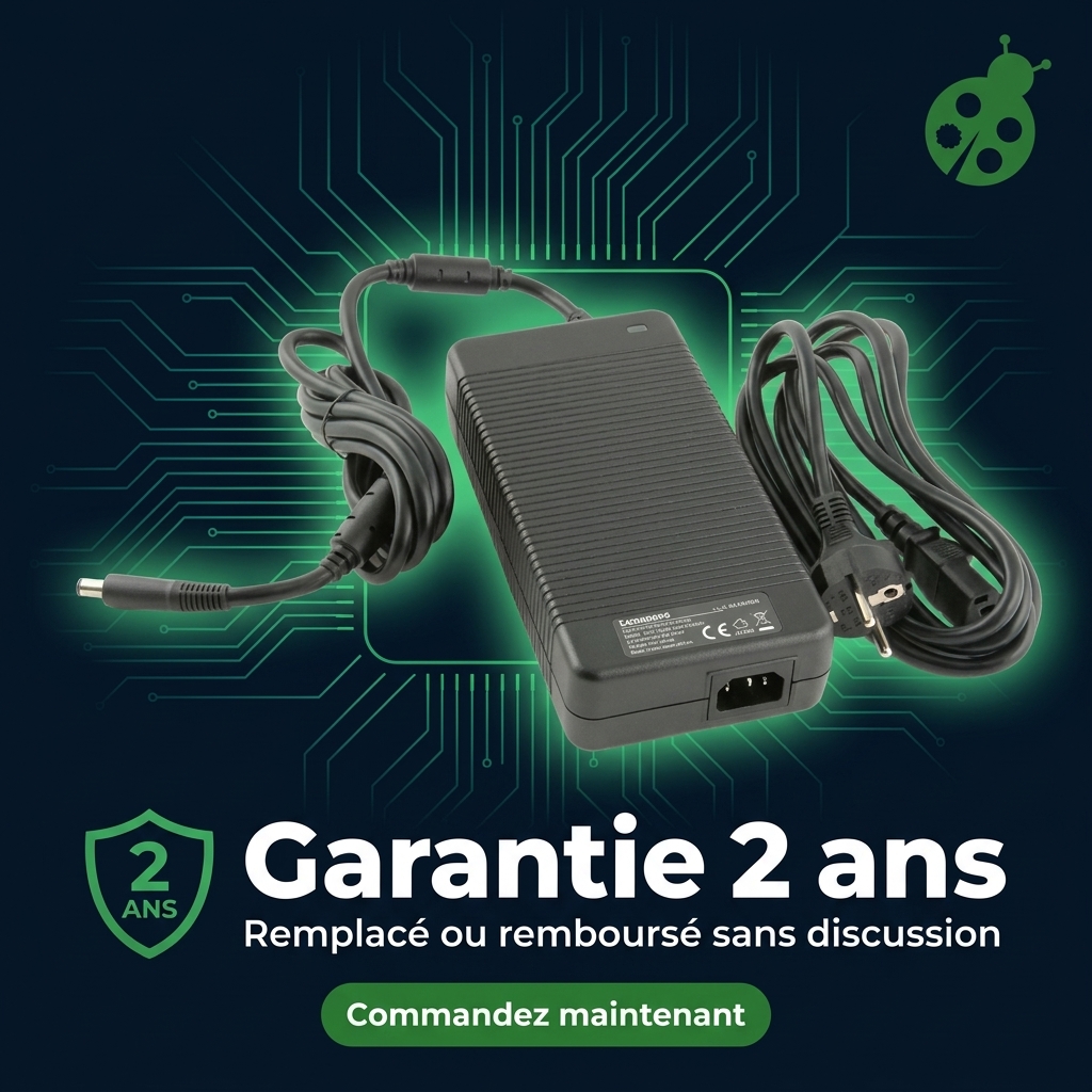 Chargeur ordinateur portable alienware m17 p37e