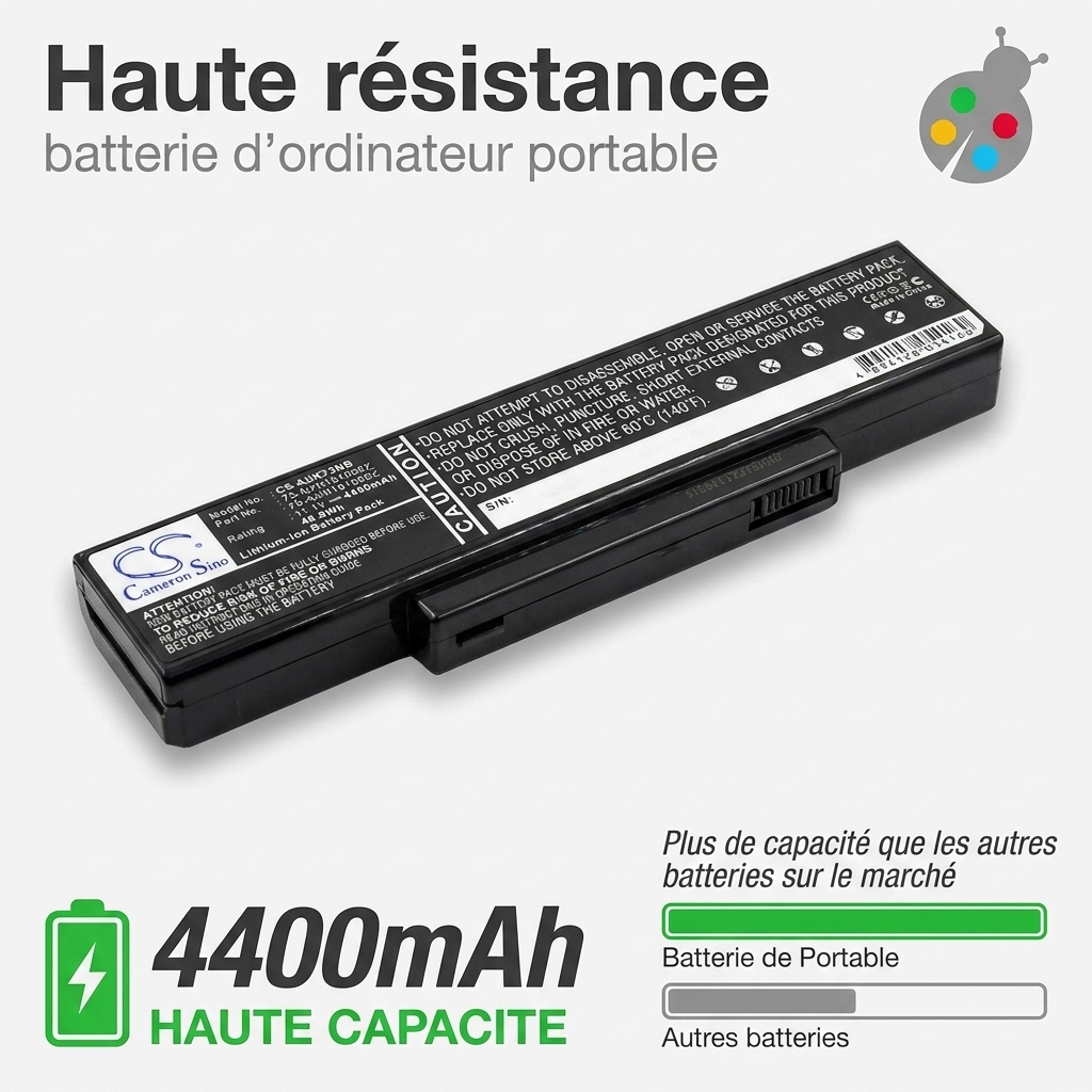 Batteria computer portatile asus a73b