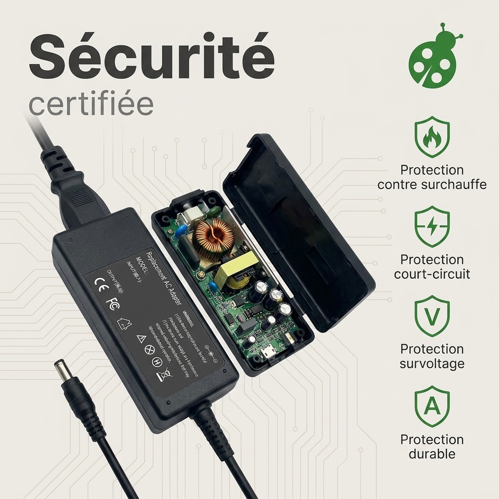 Chargeur ordinateur portable toshiba portege r30 a series