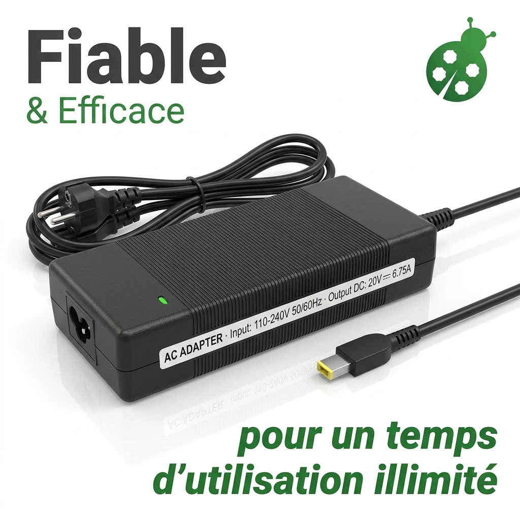 Chargeur ordinateur portable lenovo thinkpad t460p 20fx