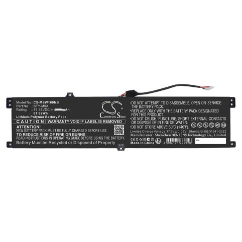 Batterie  msi bty m5a