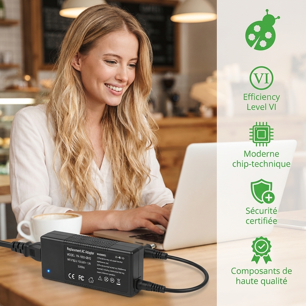 Chargeur ordinateur portable msi ge62 2qd apache