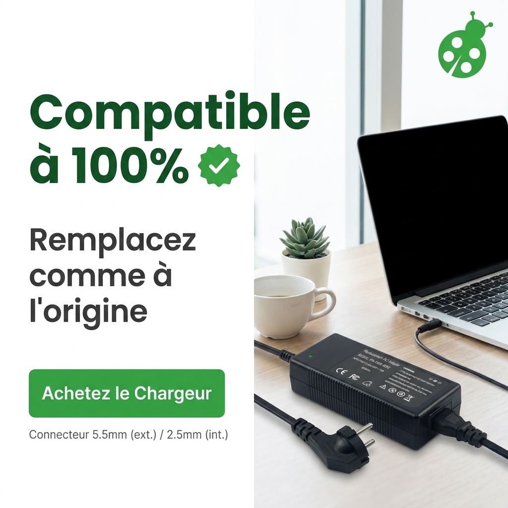 Chargeur ordinateur portable msi ge62 2qd apache