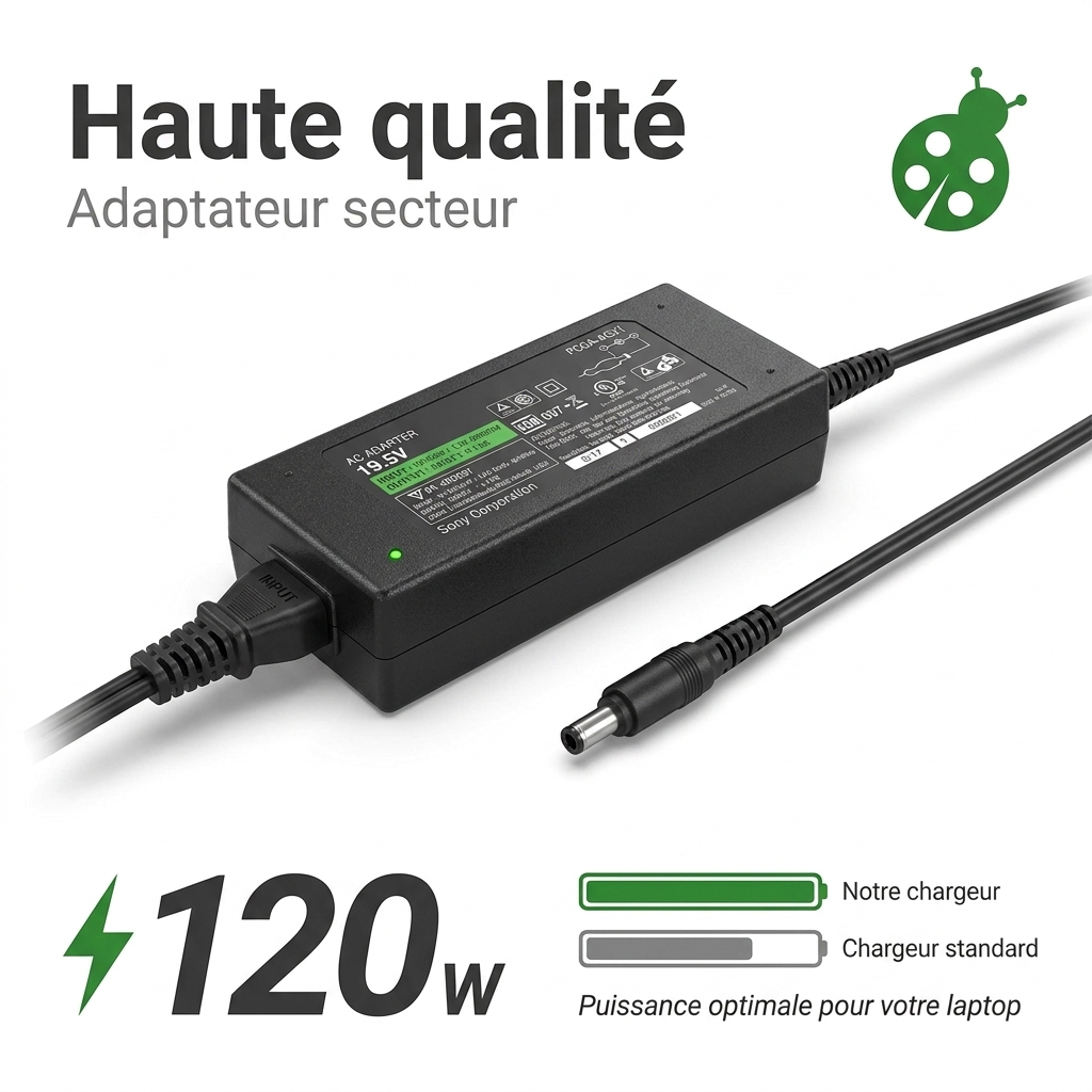 Caricabatterie computer portatile sony vaio pcg 8m4l