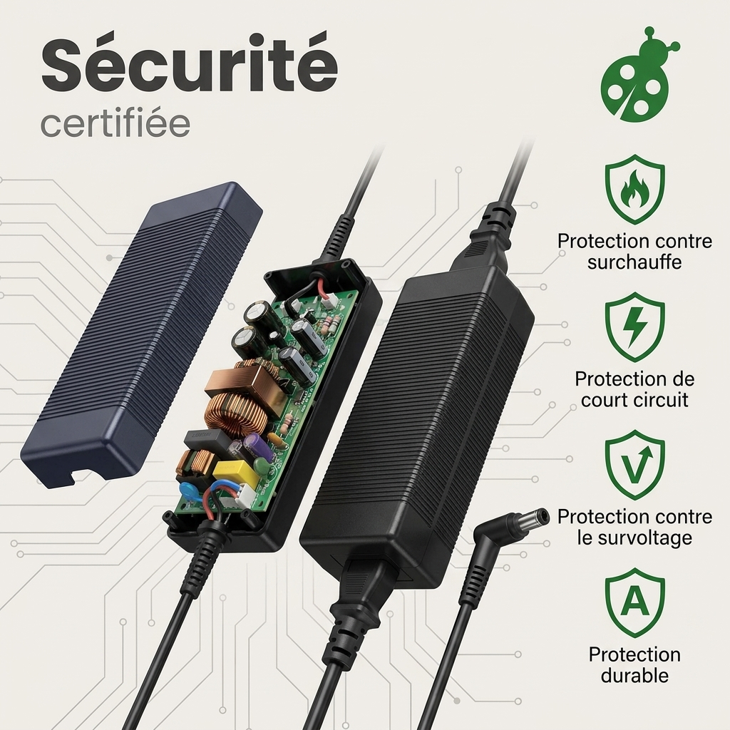 Chargeur ordinateur portable sony vpc eb3c4e