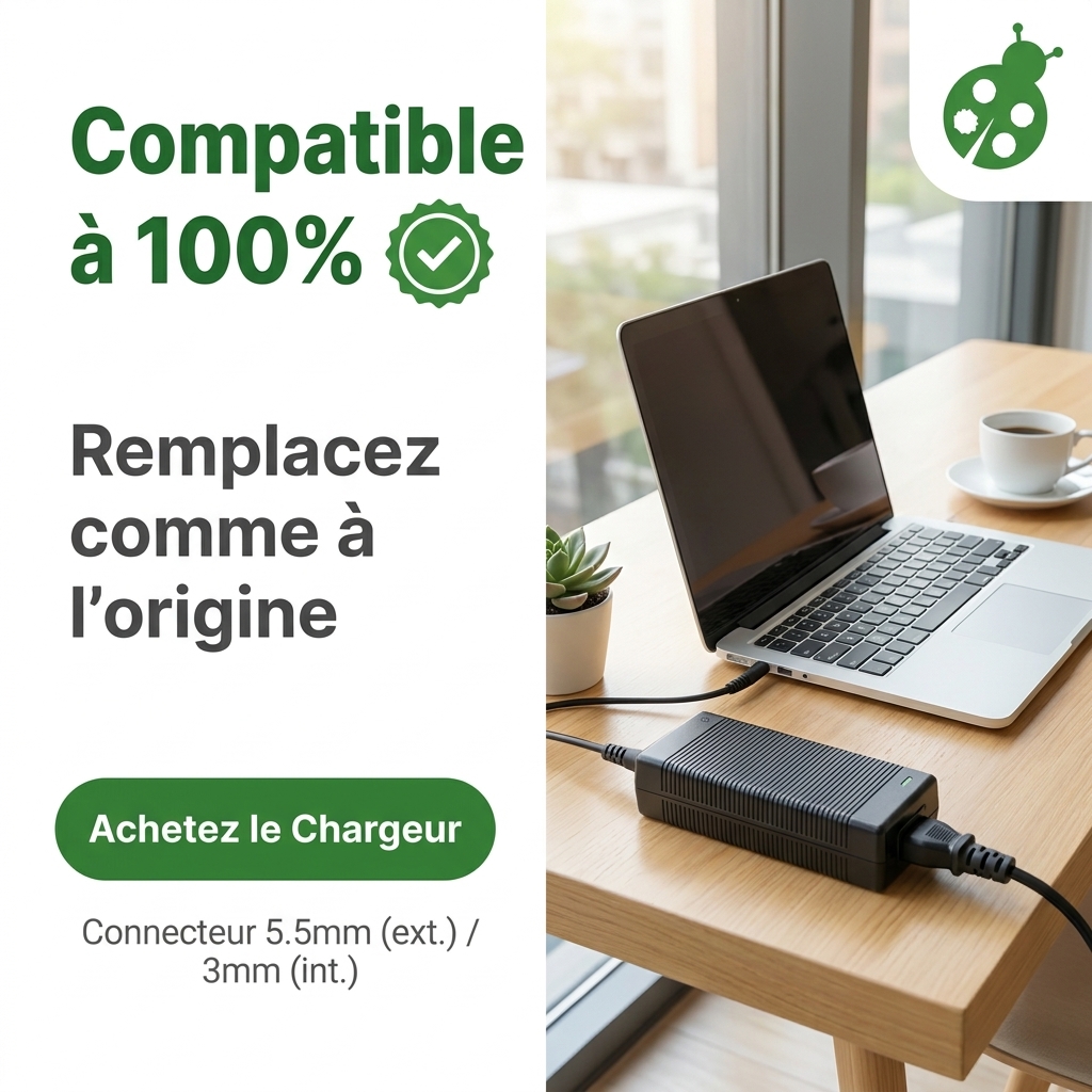 Chargeur ordinateur portable samsung np3530ec