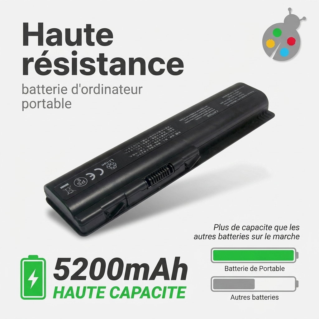 Batterie ordinateur portable compaq presario q60 115ef