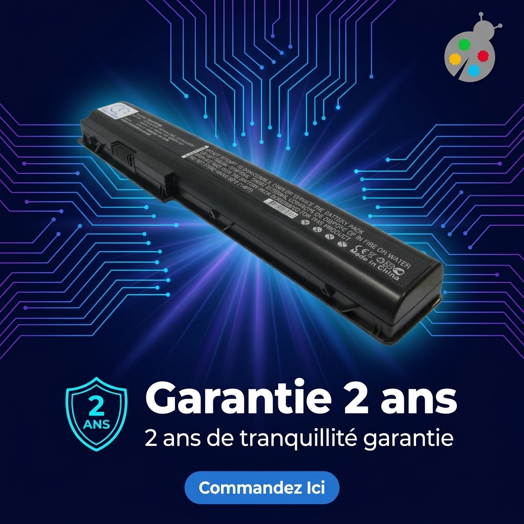 Batterie ordinateur portable hp hdx18 1180ef