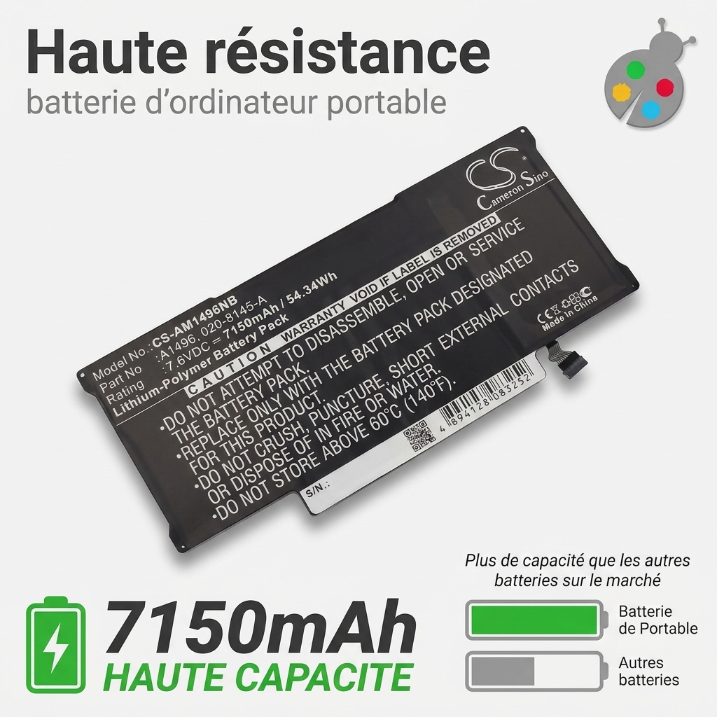 Batteria computer portatile  macbook air 13 début 2015