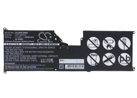 Batteria per sony vaio tap 11