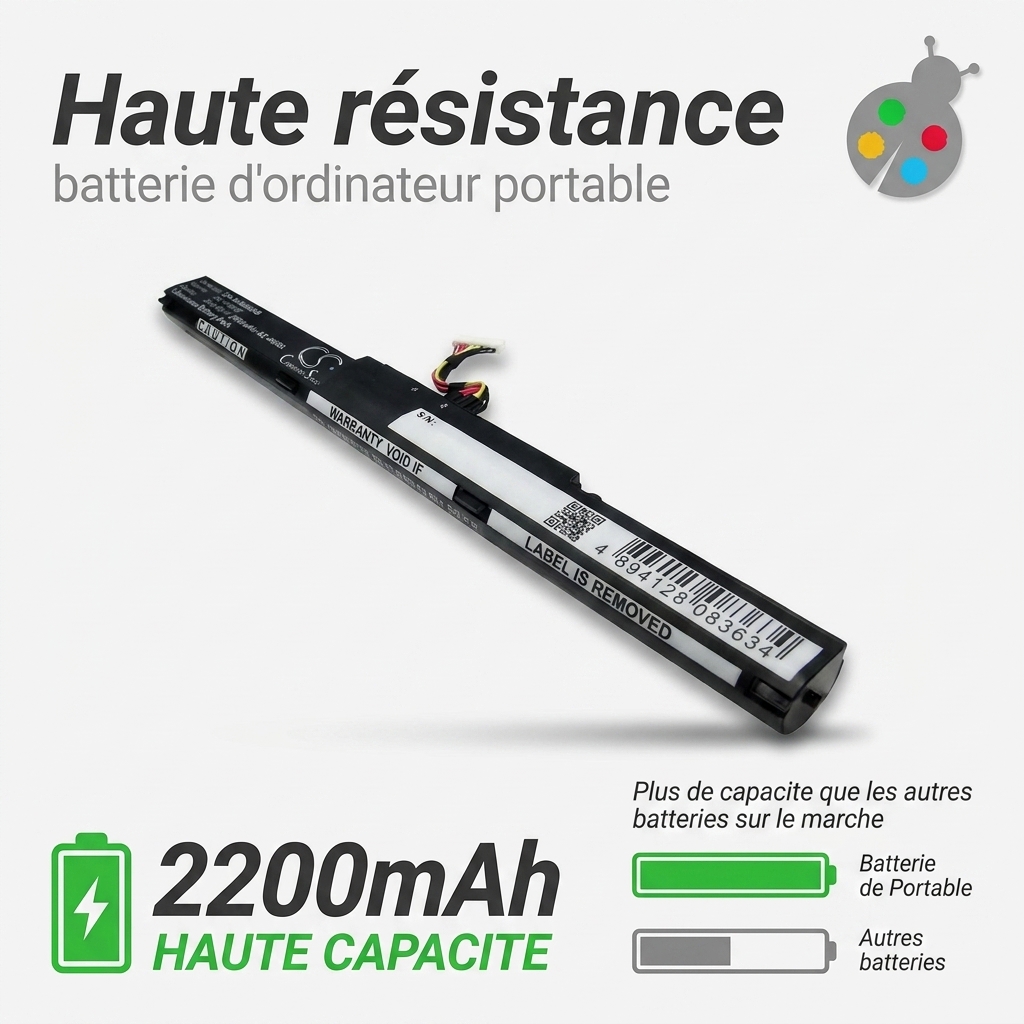 Batteria computer portatile asus f751l