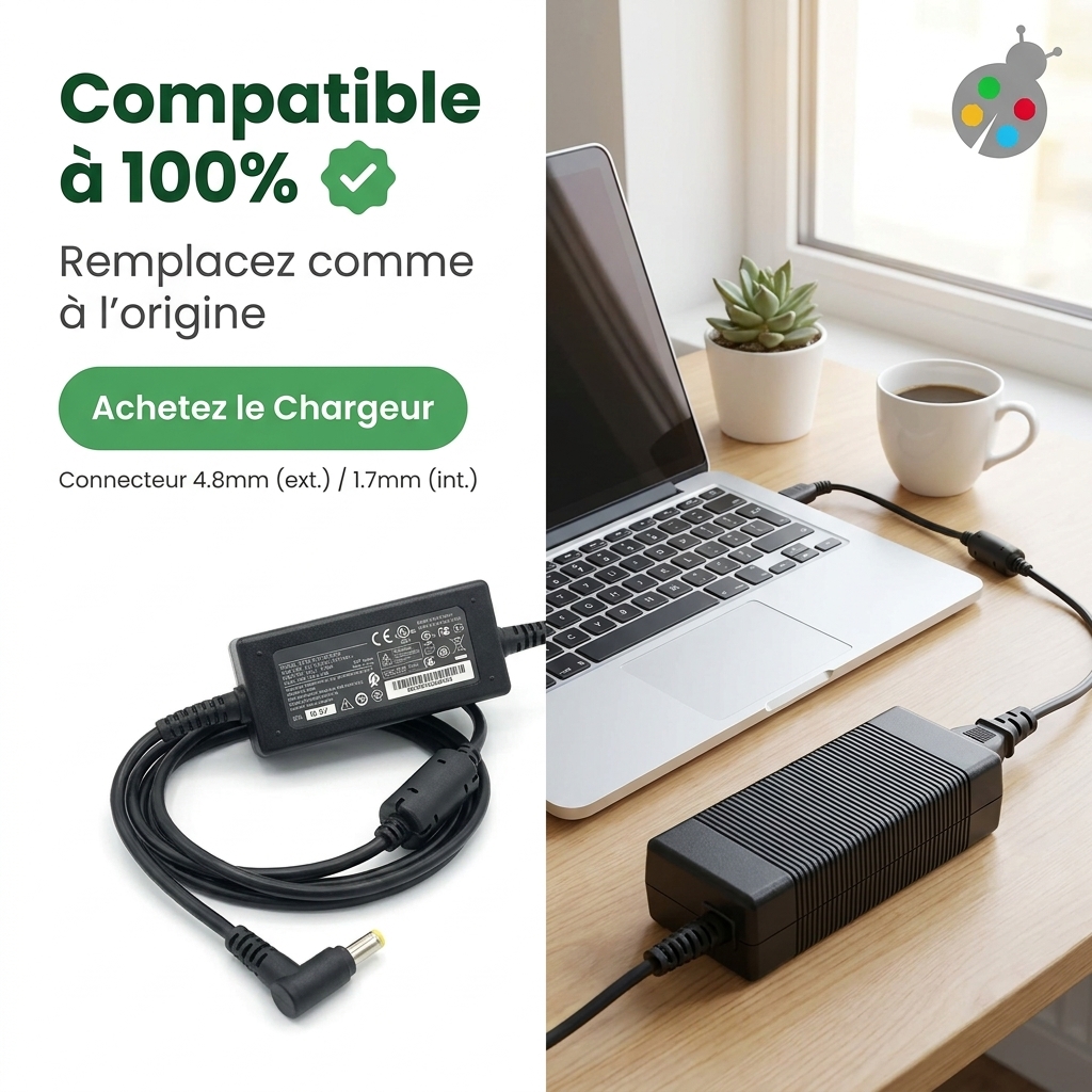 Chargeur ordinateur portable sony vaio duo 13
