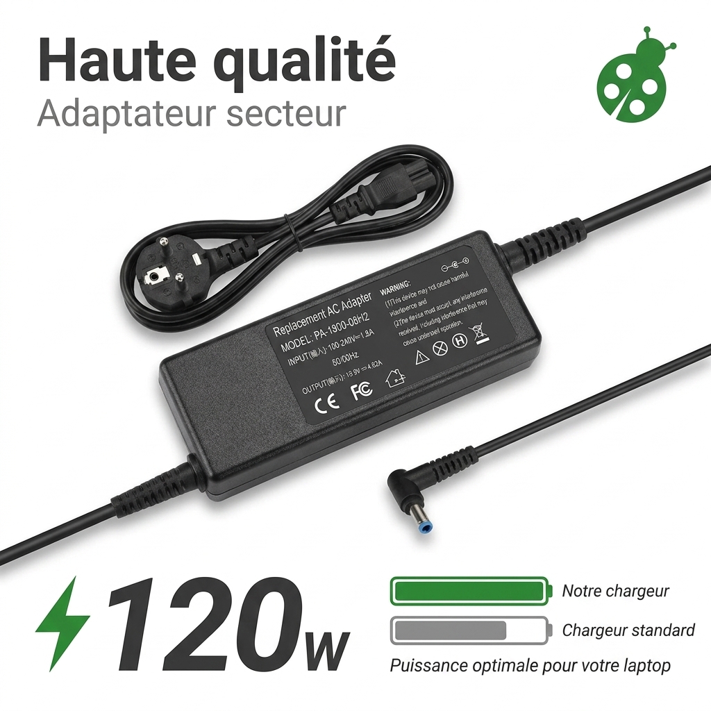 Ladegerate laptop hp  envy touchsmart 17 j123sr