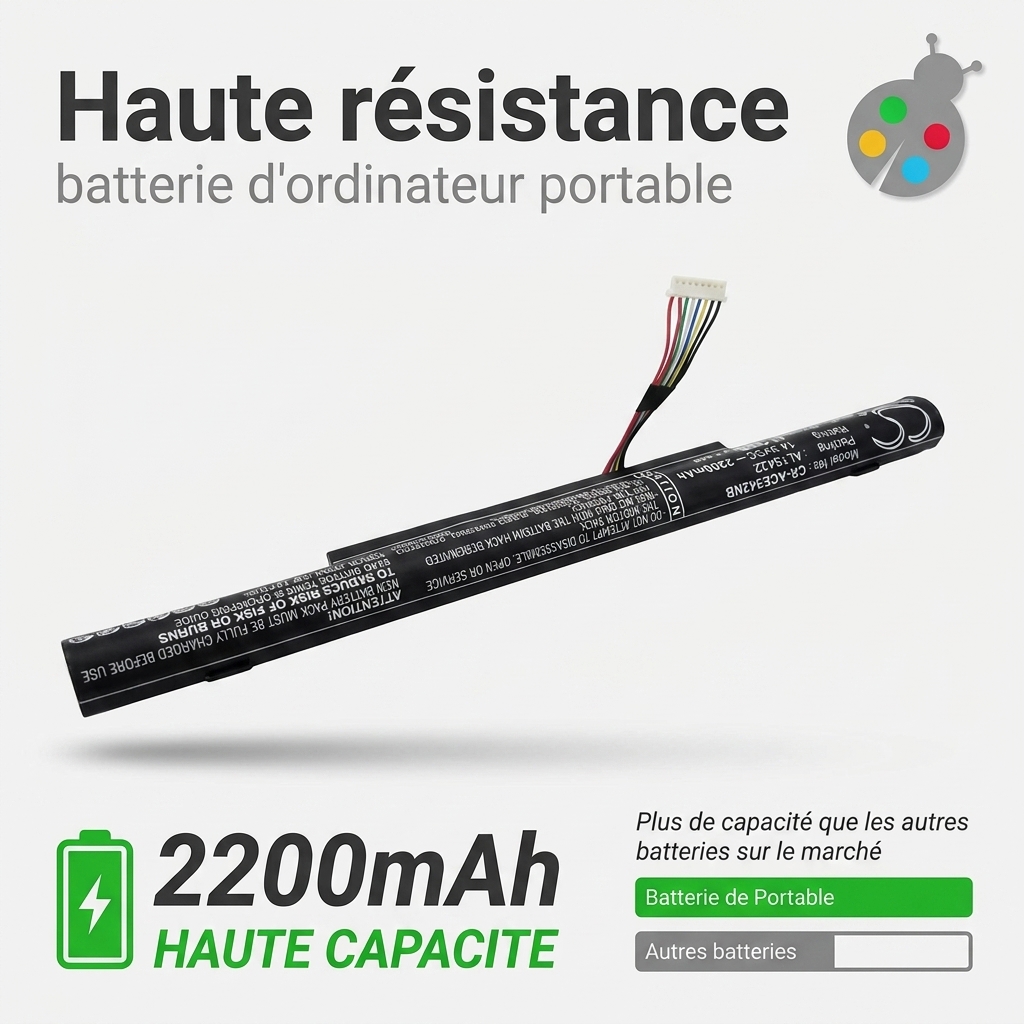 Batteria computer portatile acer extensa 2511