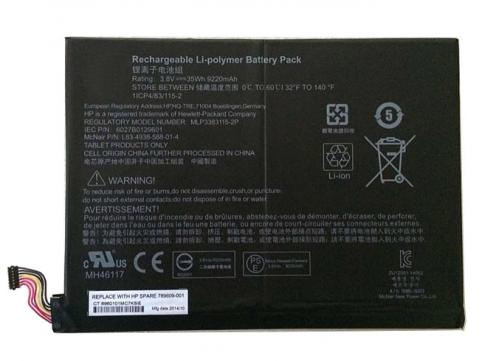 Batterij hp pavilion x2 10