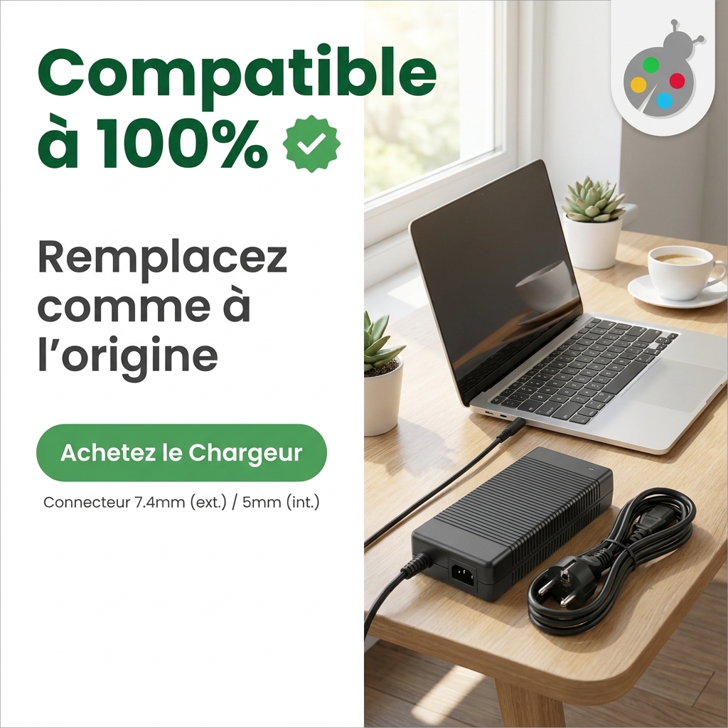Chargeur ordinateur portable msi gl63 8rd